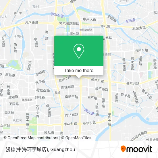 漫糖(中海环宇城店) map