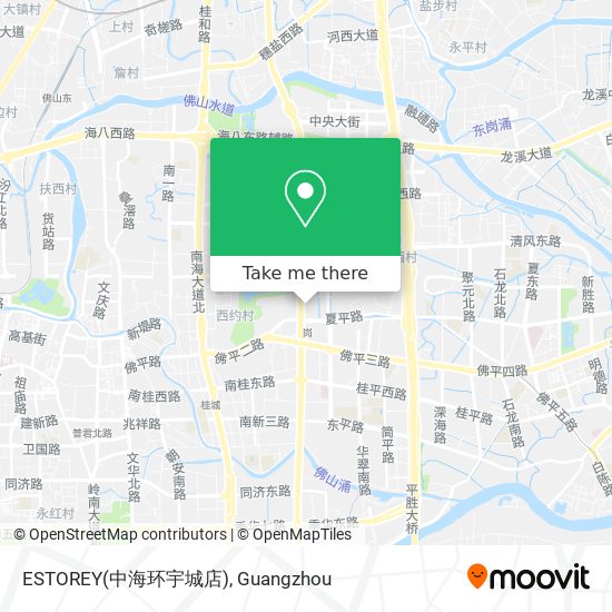ESTOREY(中海环宇城店) map