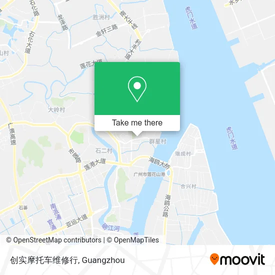 创实摩托车维修行 map