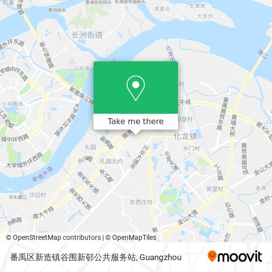 番禹区新造镇谷围新邨公共服务站 map