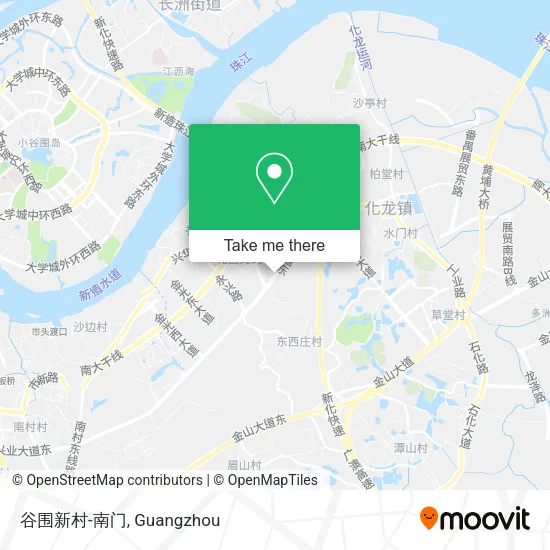 谷围新村-南门 map