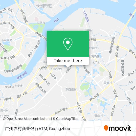 广州农村商业银行ATM map