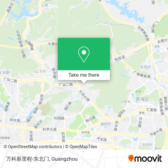 万科新里程-东北门 map