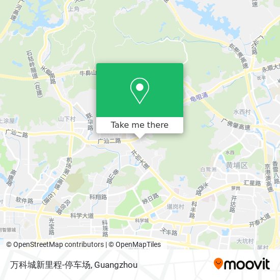 万科城新里程-停车场 map