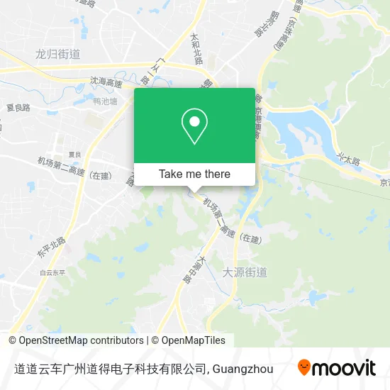 道道云车广州道得电子科技有限公司 map