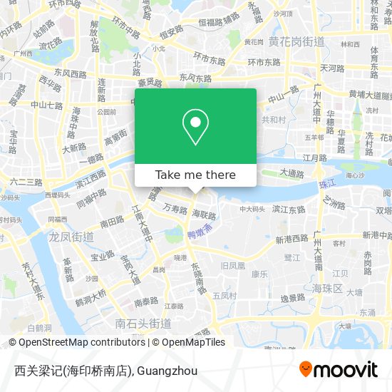西关梁记(海印桥南店) map