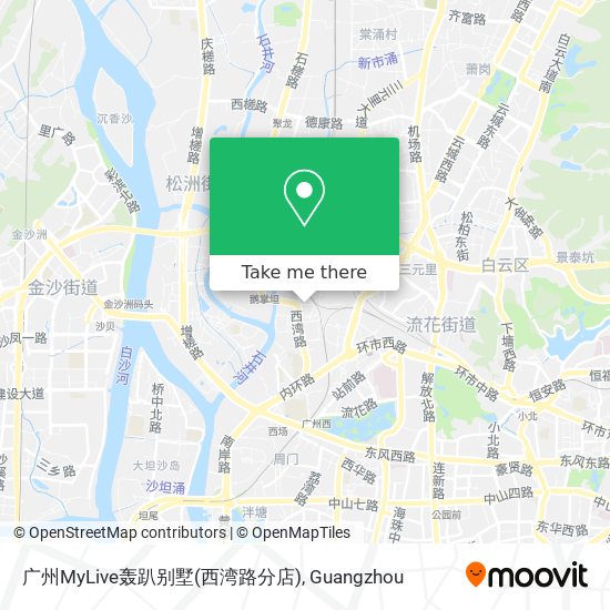 广州MyLive轰趴别墅(西湾路分店) map