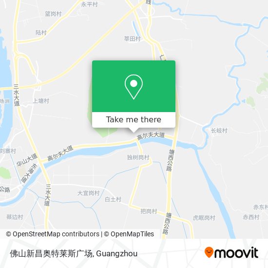 佛山新昌奥特莱斯广场 map