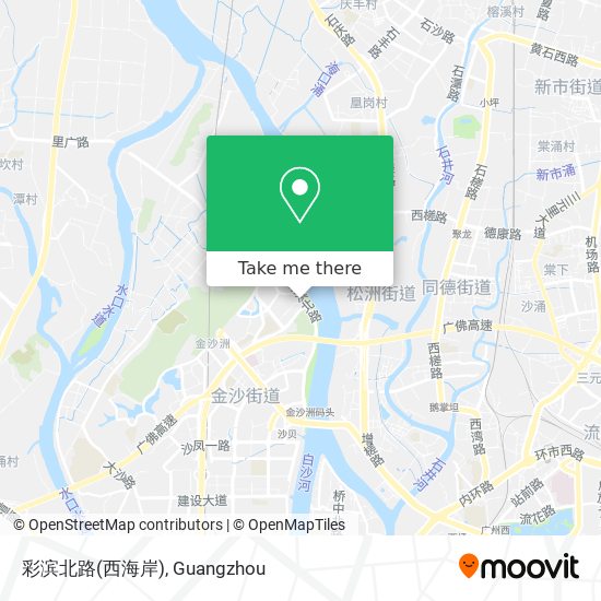 彩滨北路(西海岸) map