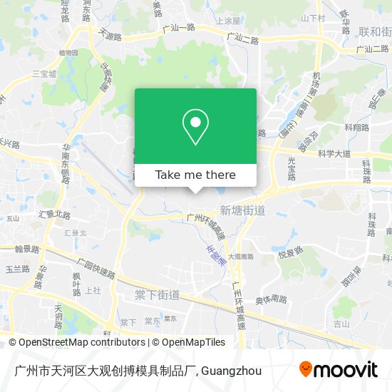 广州市天河区大观创搏模具制品厂 map