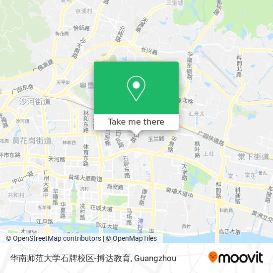 华南师范大学石牌校区-搏达教育 map