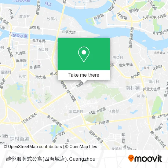 维悦服务式公寓(四海城店) map