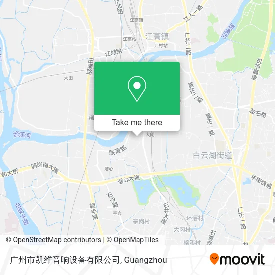 广州市凯维音响设备有限公司 map