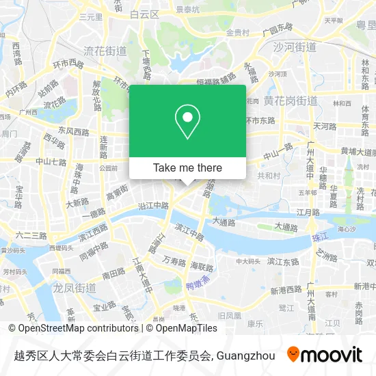 越秀区人大常委会白云街道工作委员会 map