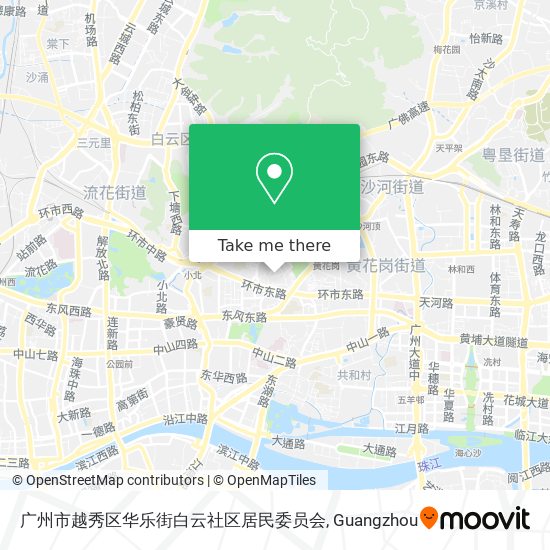 广州市越秀区华乐街白云社区居民委员会 map