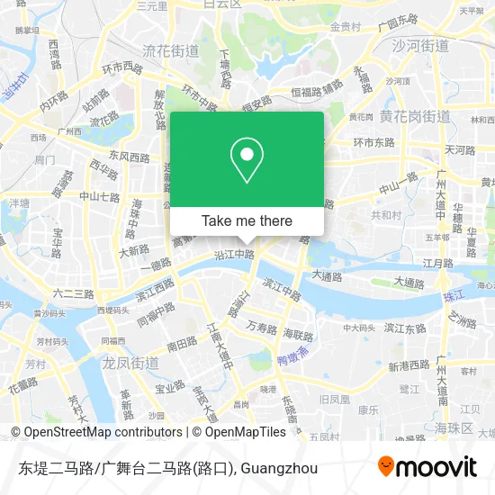 东堤二马路/广舞台二马路(路口) map