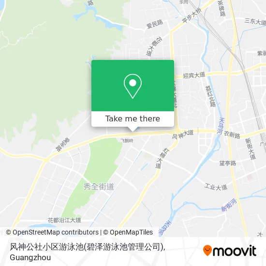 风神公社小区游泳池(碧泽游泳池管理公司) map