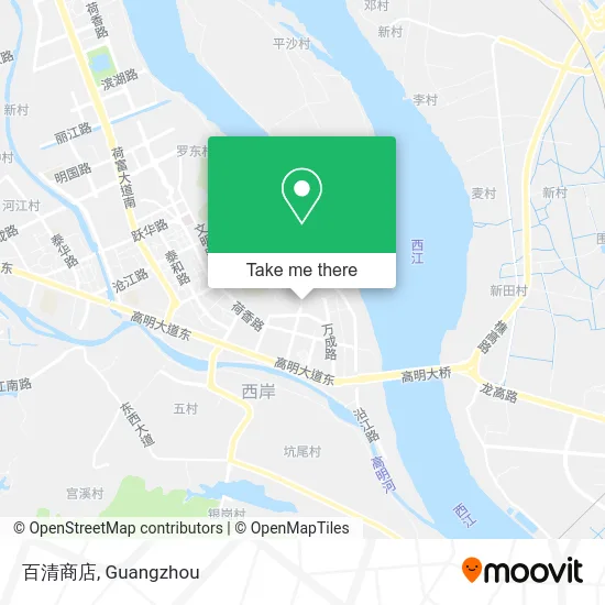 百清商店 map