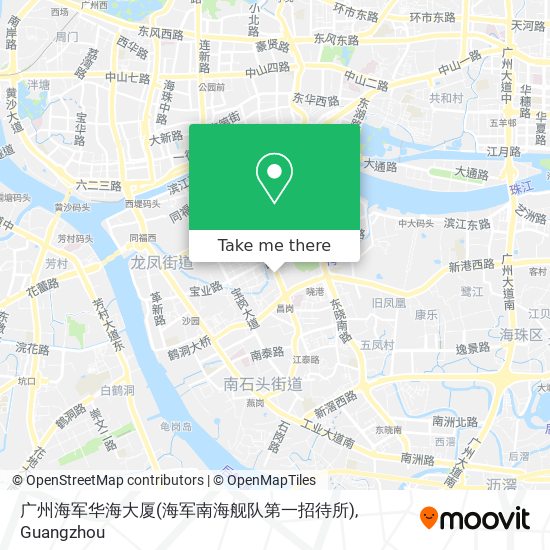 广州海军华海大厦(海军南海舰队第一招待所) map