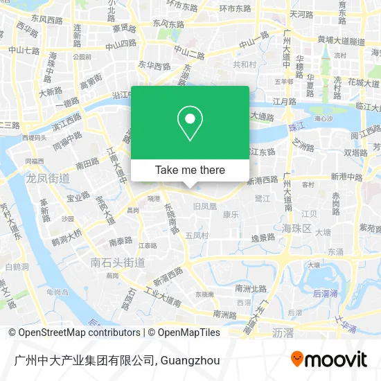 广州中大产业集团有限公司 map