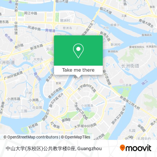 中山大学(东校区)公共教学楼D座 map