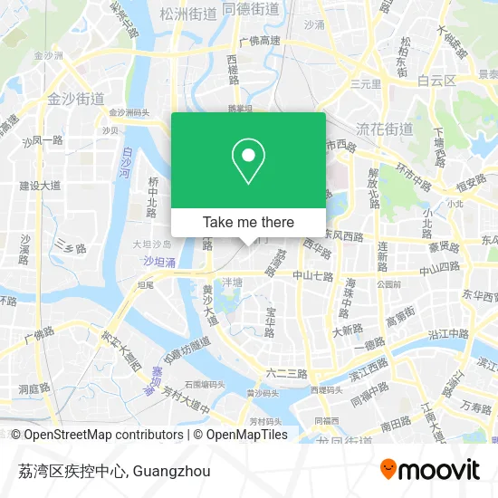 荔湾区疾控中心 map