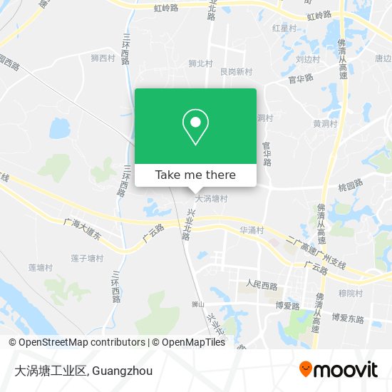 大涡塘工业区 map