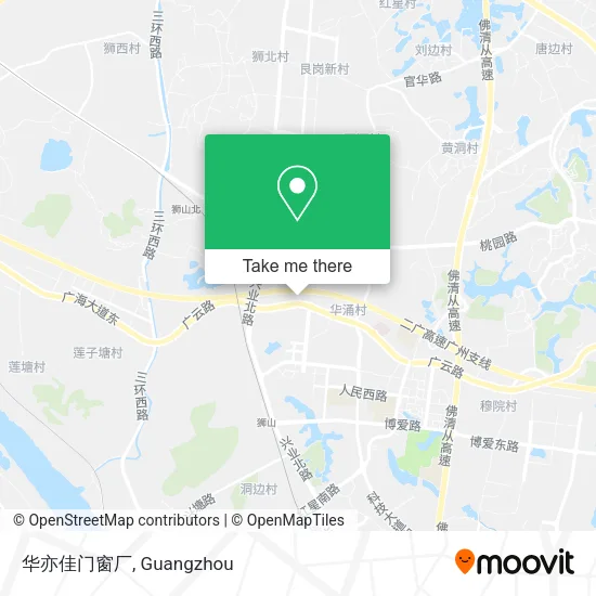 华亦佳门窗厂 map