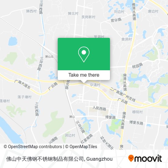 佛山中天佛钢不锈钢制品有限公司 map