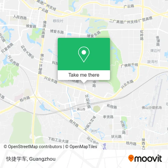 快捷学车 map