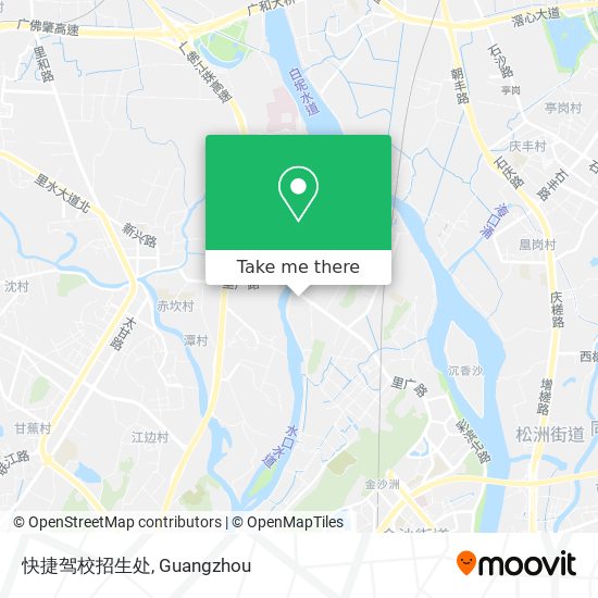 快捷驾校招生处 map
