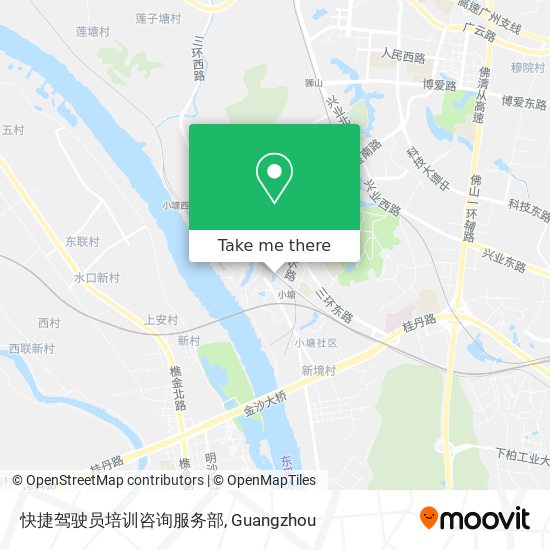 快捷驾驶员培训咨询服务部 map