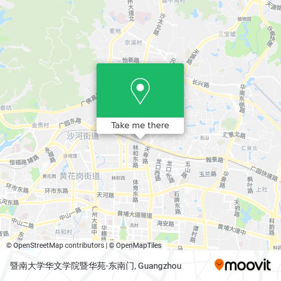 暨南大学华文学院暨华苑-东南门 map