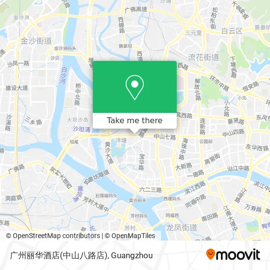 广州丽华酒店(中山八路店) map