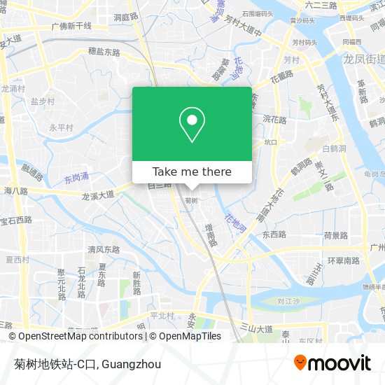 菊树地铁站-C口 map