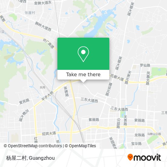 杨屋二村 map
