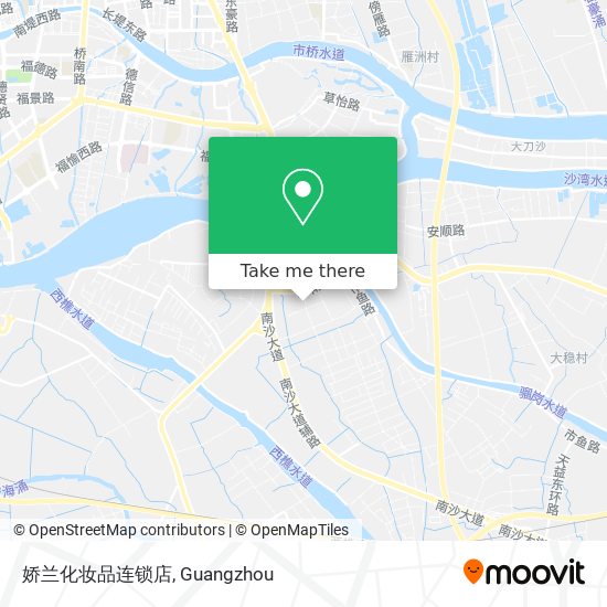 娇兰化妆品连锁店 map