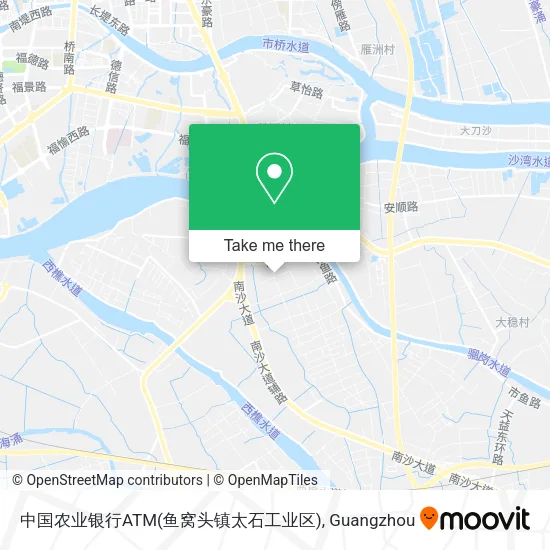 中国农业银行ATM(鱼窝头镇太石工业区) map