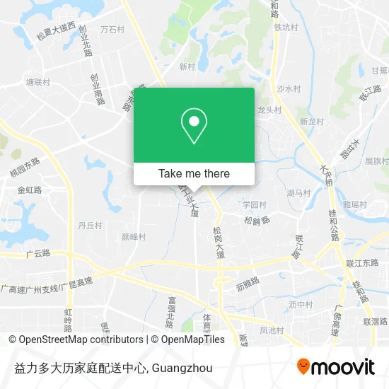 益力多大历家庭配送中心 map