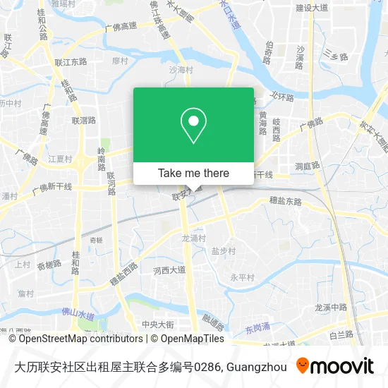 大历联安社区出租屋主联合多编号0286 map