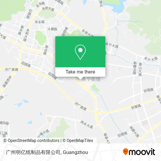 广州明亿纸制品有限公司 map