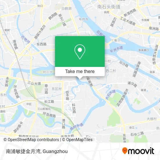 南浦敏捷金月湾 map