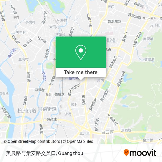 美晨路与棠安路交叉口 map