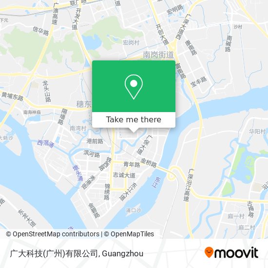 广大科技(广州)有限公司 map