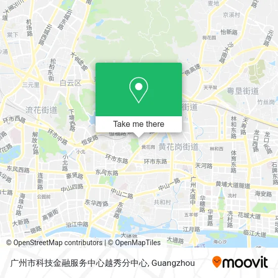 广州市科技金融服务中心越秀分中心 map