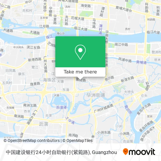 中国建设银行24小时自助银行(紫菀路) map