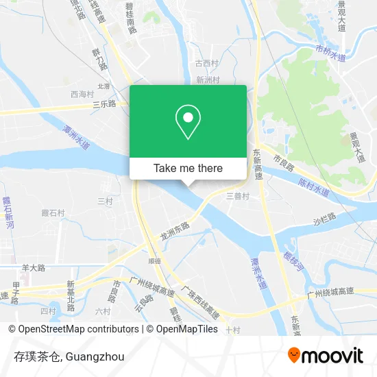 存璞茶仓 map
