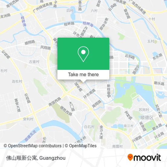 佛山顺新公寓 map