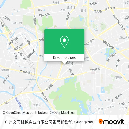 广州义同机械实业有限公司番禺销售部 map