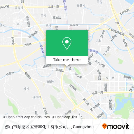 佛山市顺德区宝誉丰化工有限公司。 map